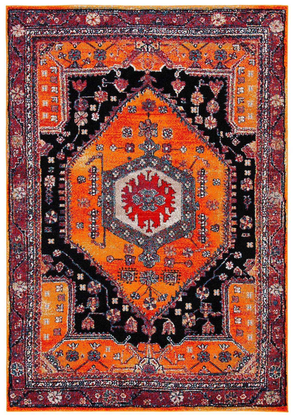 Safavieh Vintage Hamadan Vth204P Orange/Black Rugs.
