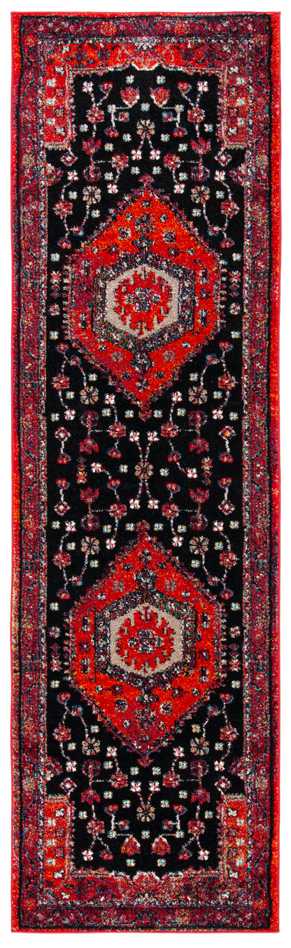 Safavieh Vintage Hamadan Vth204Q Red/Black Area Rug