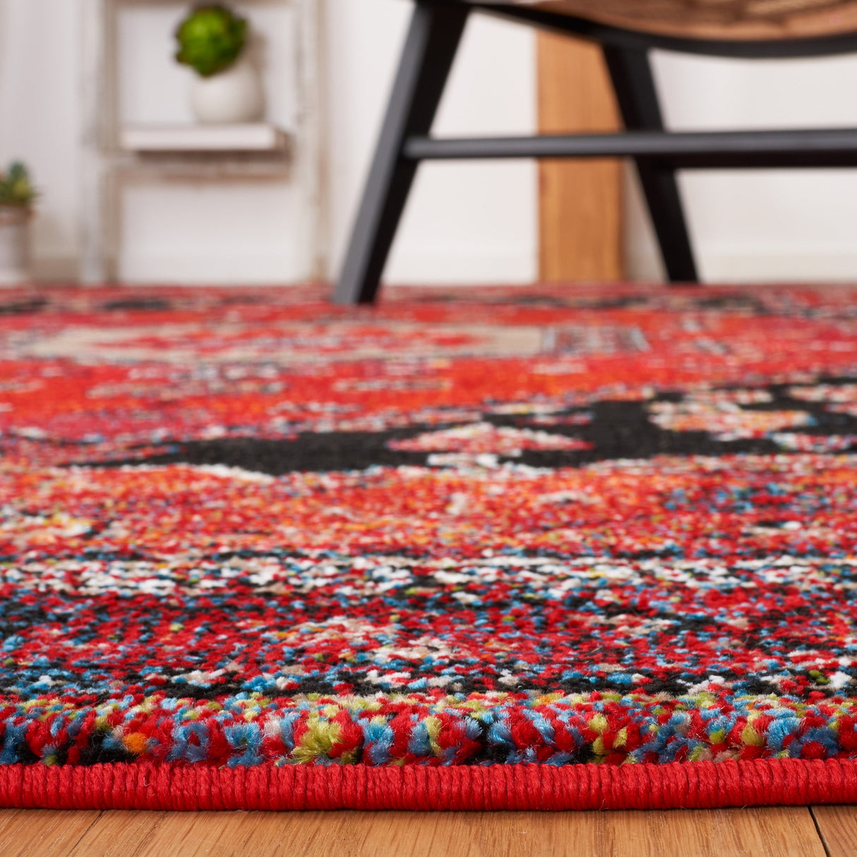 Safavieh Vintage Hamadan Vth204Q Red/Black Rugs.