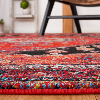 Safavieh Vintage Hamadan Vth204Q Red/Black Area Rug