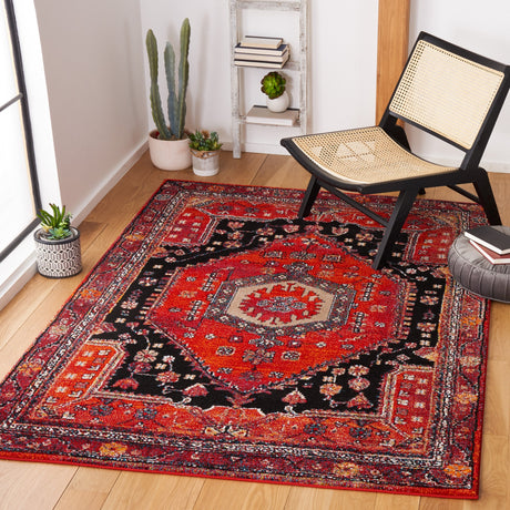 Safavieh Vintage Hamadan Vth204Q Red/Black Rugs.
