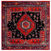 Safavieh Vintage Hamadan Vth204Q Red/Black Area Rug