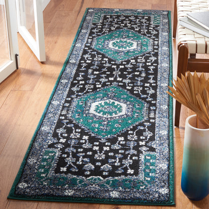 Safavieh Vintage Hamadan Vth204Y Green/Black Area Rug