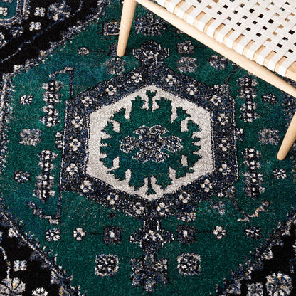 Safavieh Vintage Hamadan Vth204Y Green/Black Area Rug