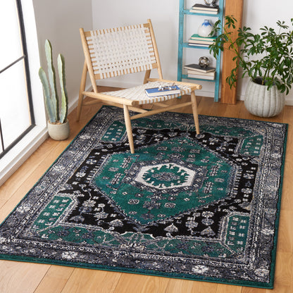 Safavieh Vintage Hamadan Vth204Y Green/Black Area Rug