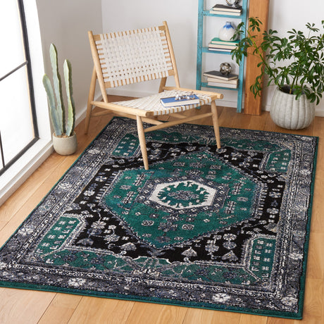Safavieh Vintage Hamadan Vth204Y Green/Black Rugs.