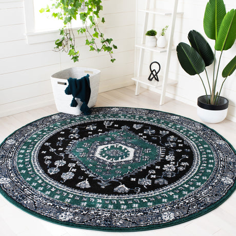 Safavieh Vintage Hamadan Vth204Y Green/Black Rugs.