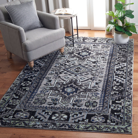 Safavieh Vintage Hamadan Vth211F Light Grey/Dark Grey Rugs.