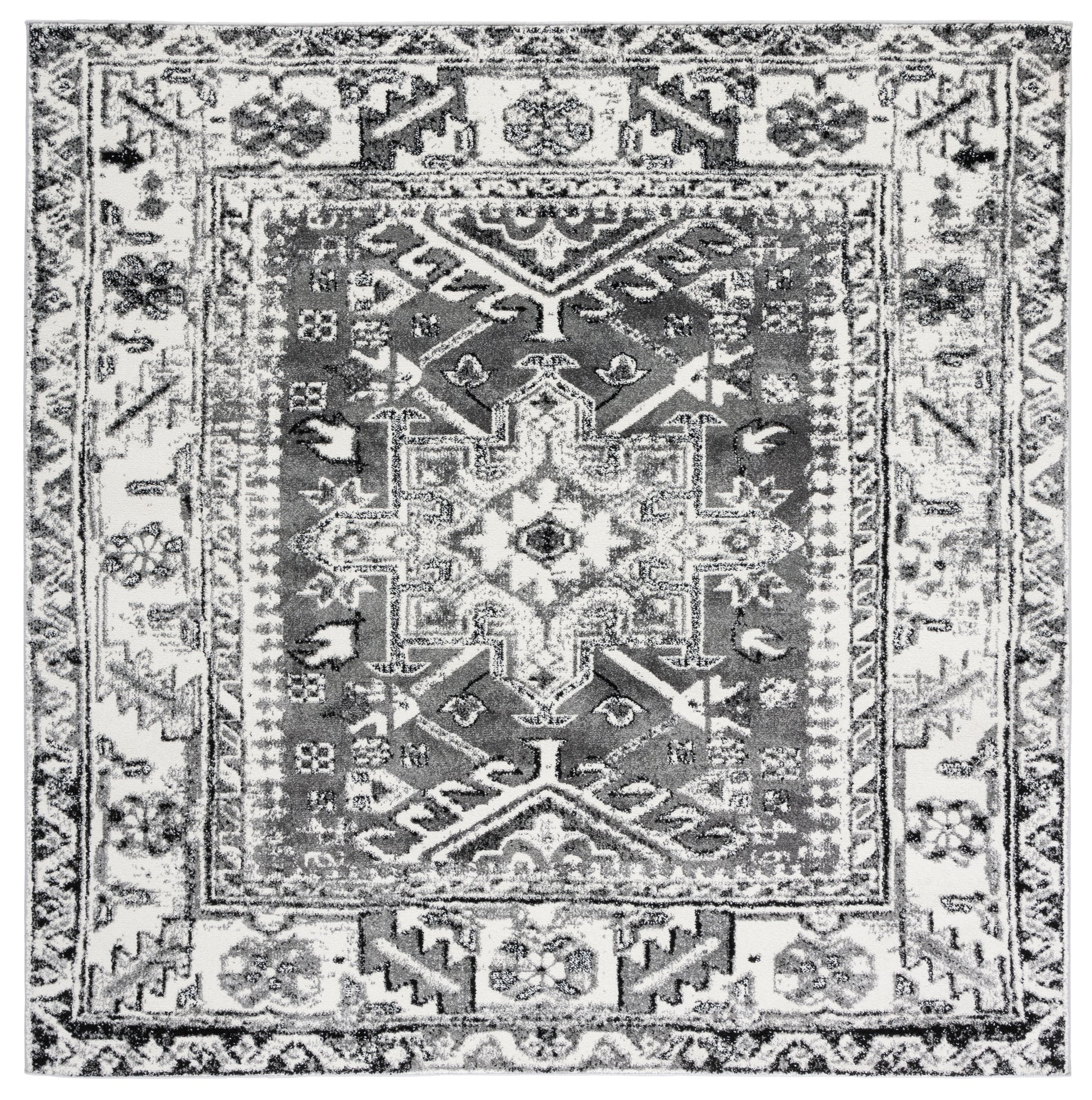 Safavieh Vintage Hamadan Vth211G Grey/Ivory Area Rug