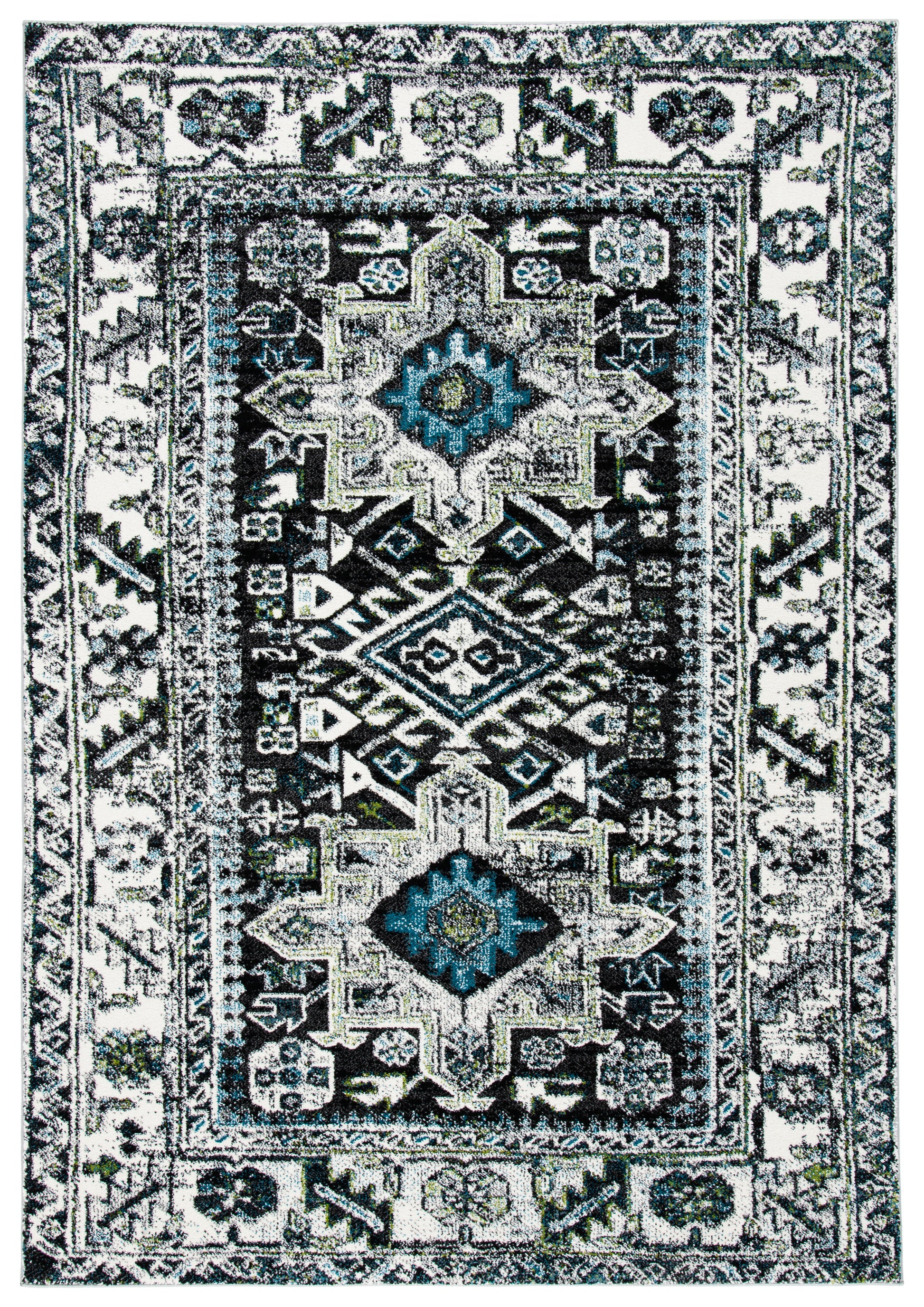 Safavieh Vintage Hamadan Vth211H Dark Grey/Ivory Area Rug