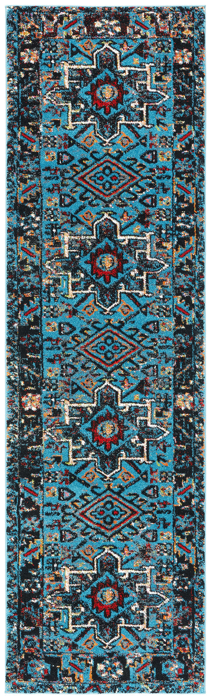 Safavieh Vintage Hamadan Vth211M Light Blue/Black Area Rug