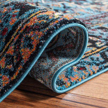 Safavieh Vintage Hamadan Vth211M Light Blue/Black Rugs.