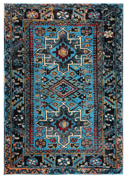 Safavieh Vintage Hamadan Vth211M Light Blue/Black Area Rug