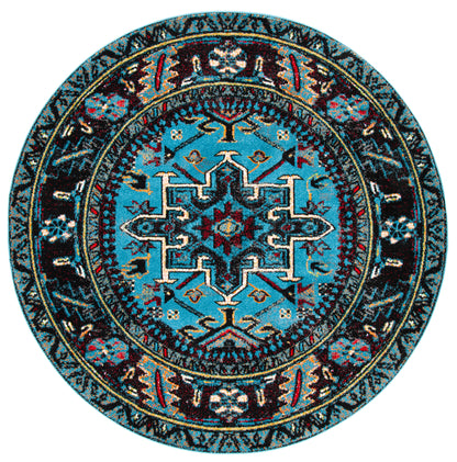 Safavieh Vintage Hamadan Vth211M Light Blue/Black Area Rug