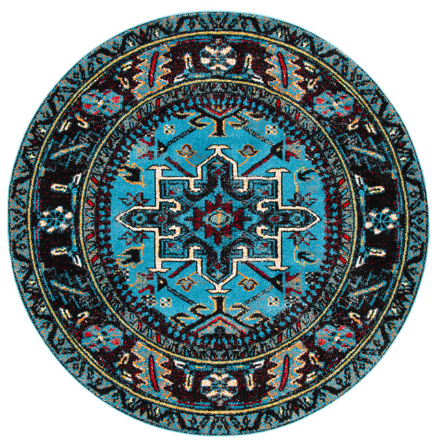 Safavieh Vintage Hamadan Vth211M Light Blue/Black Rugs.