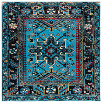 Safavieh Vintage Hamadan Vth211M Light Blue/Black Area Rug