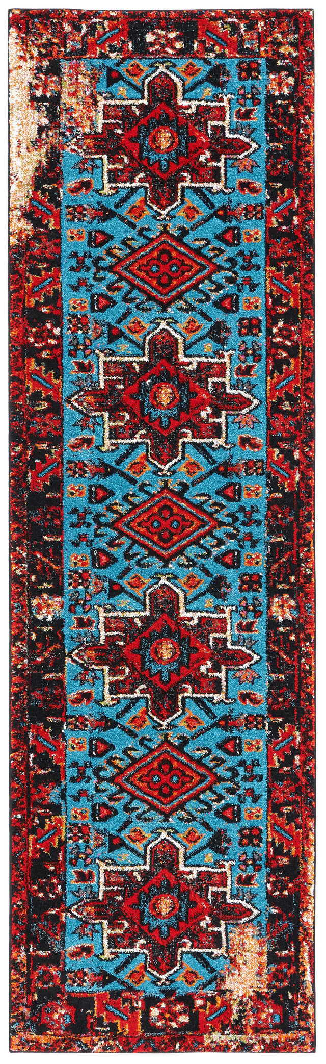 Safavieh Vintage Hamadan Vth211Q Red/Light Blue Rugs.