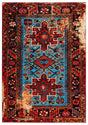 Safavieh Vintage Hamadan Vth211Q Red/Light Blue Rugs.