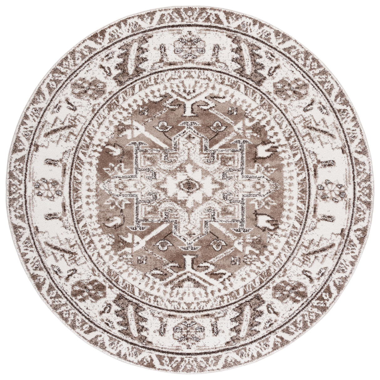 Safavieh Vintage Hamadan Vth211T Brown/Ivory Rugs.