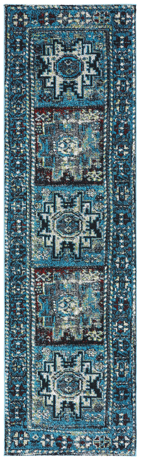 Safavieh Vintage Hamadan Vth213M Light Blue/Black Rugs.