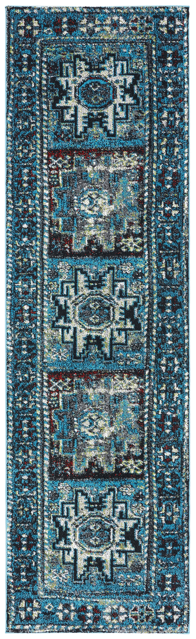 Safavieh Vintage Hamadan Vth213M Light Blue/Black Rugs.