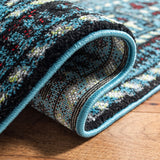 Safavieh Vintage Hamadan Vth213M Light Blue/Black Rugs.