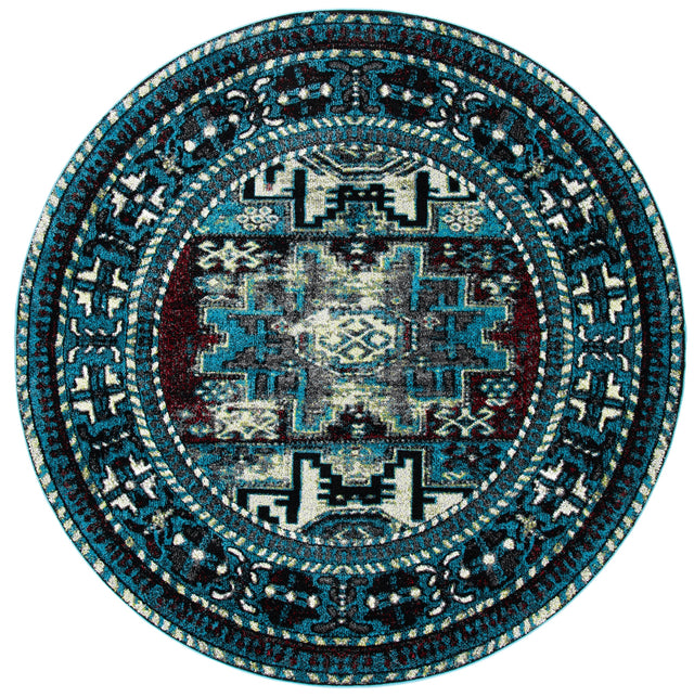 Safavieh Vintage Hamadan Vth213M Light Blue/Black Rugs.
