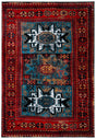 Safavieh Vintage Hamadan Vth213Q Red/Light Blue Rugs.