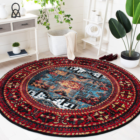 Safavieh Vintage Hamadan Vth213Q Red/Light Blue Rugs.