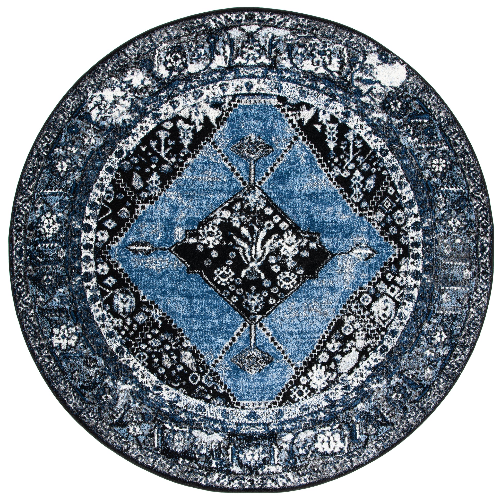 Safavieh Vintage Hamadan Vth217M Blue/Grey Area Rug