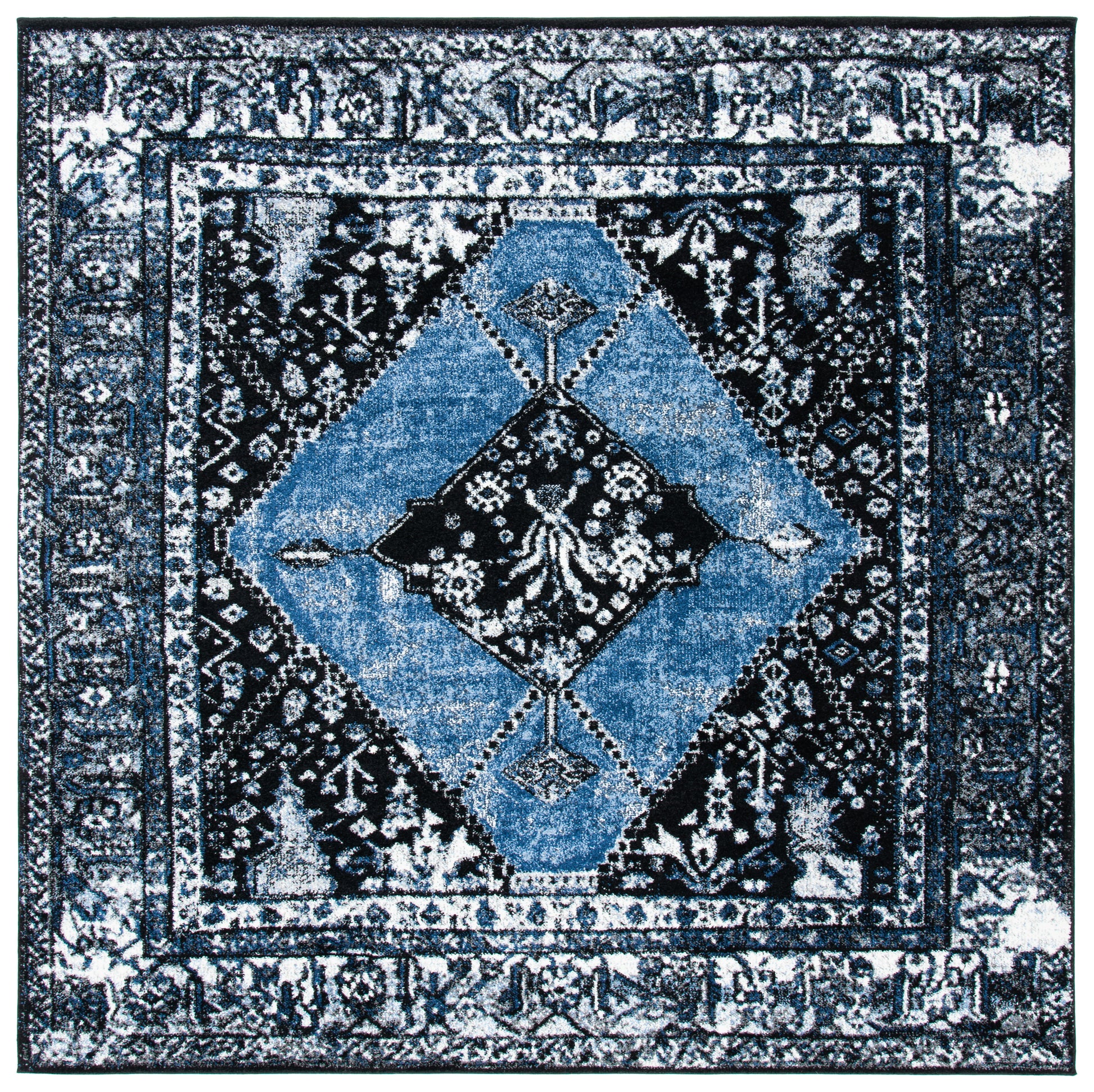 Safavieh Vintage Hamadan Vth217M Blue/Grey Area Rug