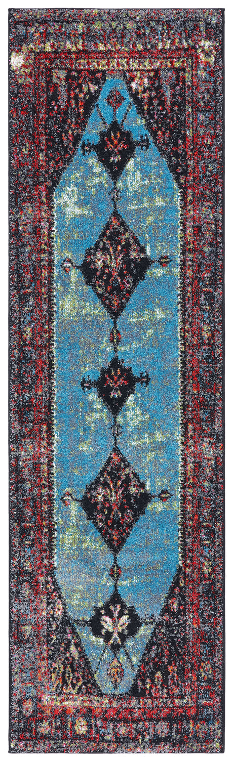 Safavieh Vintage Hamadan Vth217Q Red/Light Blue Rug.