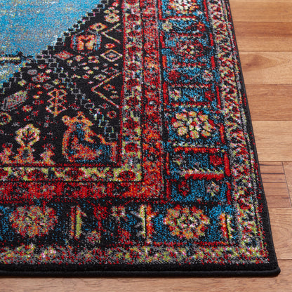 Safavieh Vintage Hamadan Vth217Q Red/Light Blue Area Rug