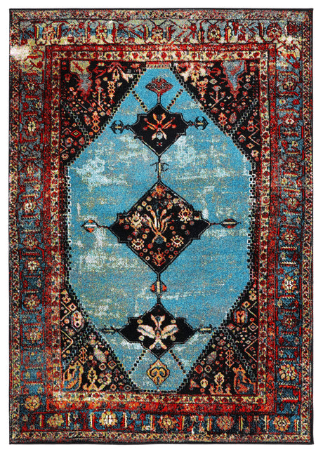 Safavieh Vintage Hamadan Vth217Q Red/Light Blue Rug.
