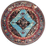 Safavieh Vintage Hamadan Vth217Q Red/Light Blue Rug.