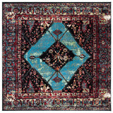 Safavieh Vintage Hamadan Vth217Q Red/Light Blue Rug.