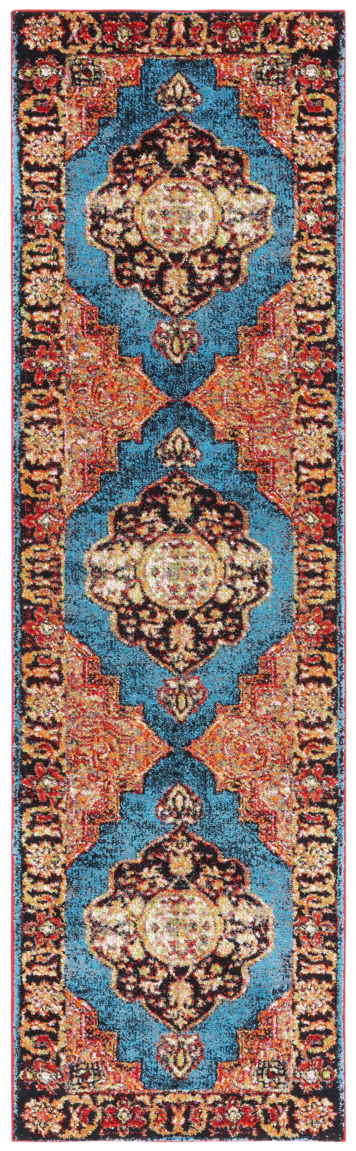 Safavieh Vintage Hamadan Vth219D Gold/Light Blue Rugs.