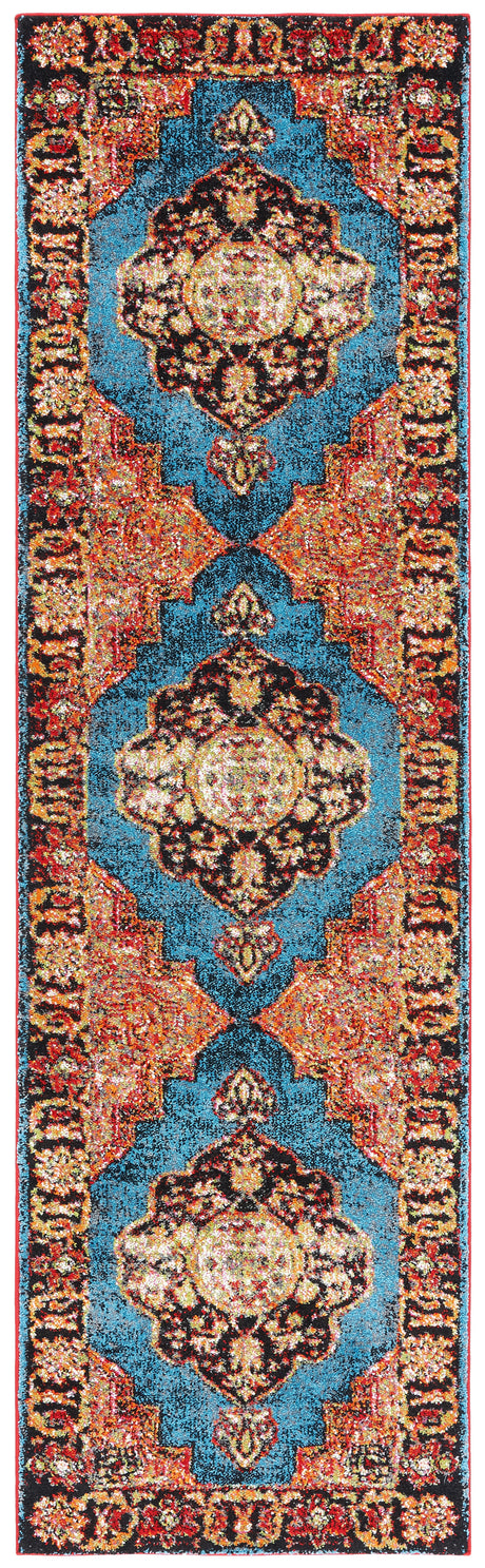Safavieh Vintage Hamadan Vth219D Gold/Light Blue Rugs.