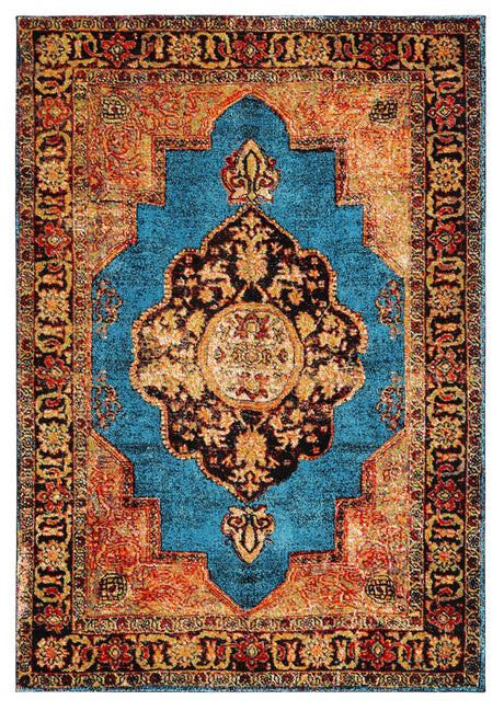 Safavieh Vintage Hamadan Vth219D Gold/Light Blue Rugs.