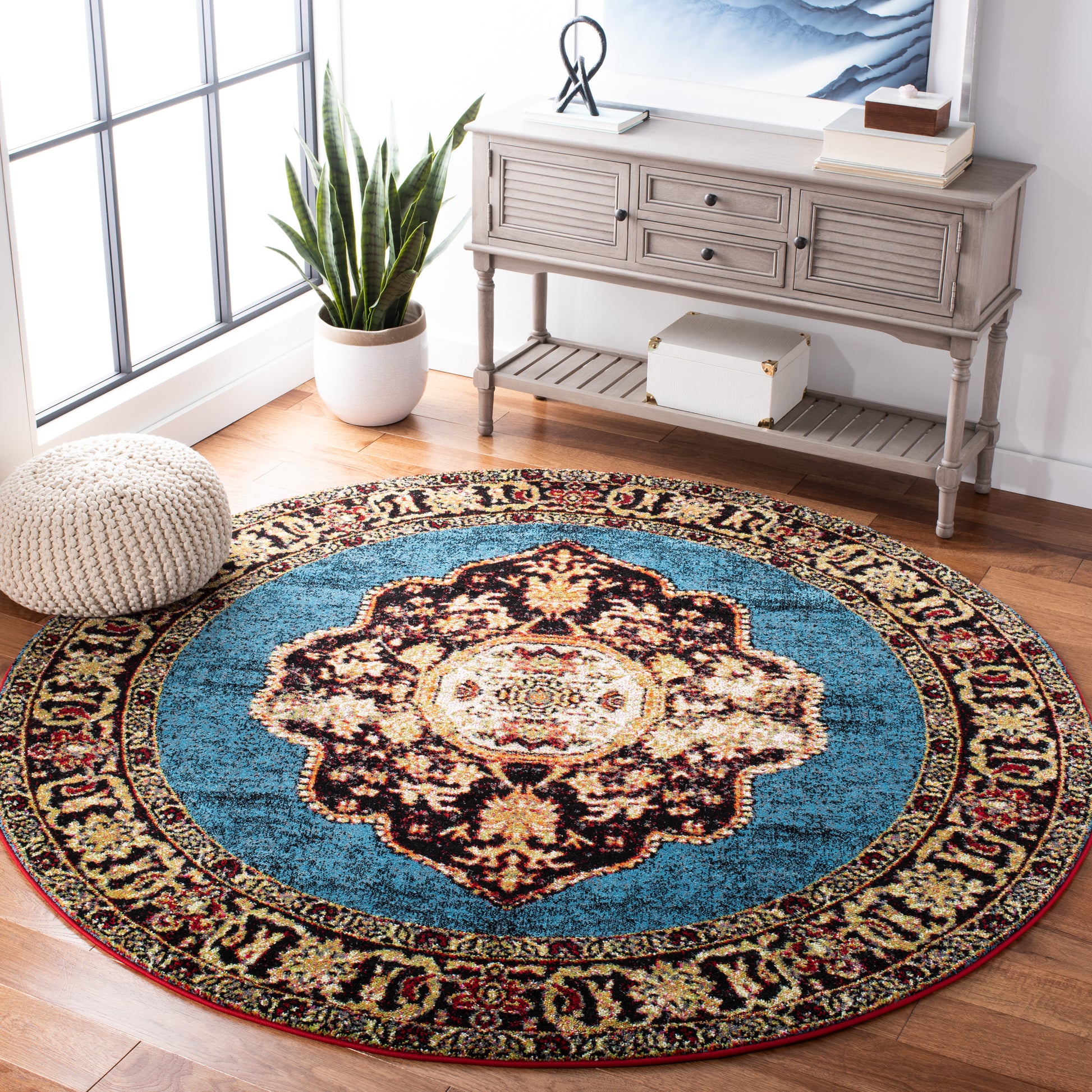 Safavieh Vintage Hamadan Vth219D Gold/Light Blue Area Rug