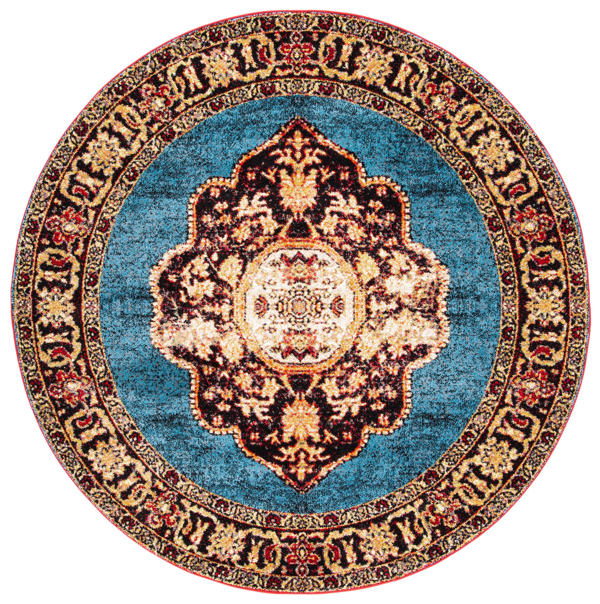 Safavieh Vintage Hamadan Vth219D Gold/Light Blue Rugs.