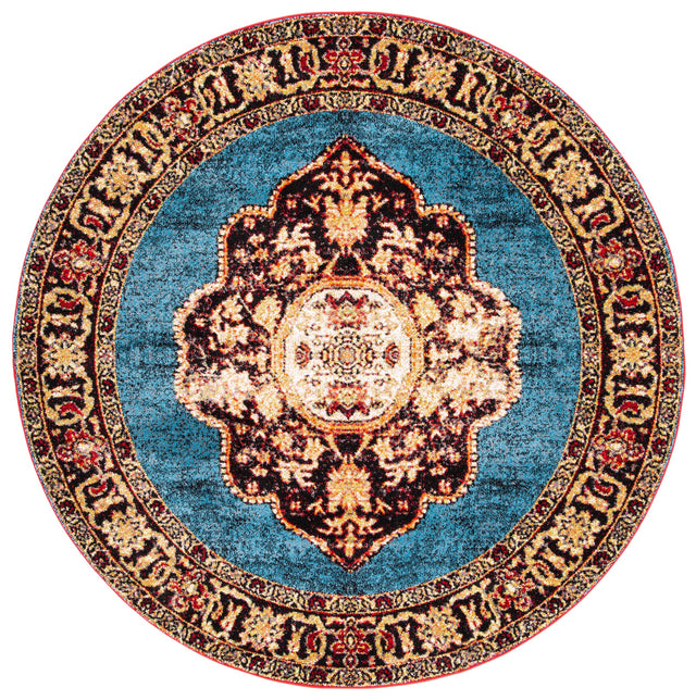 Safavieh Vintage Hamadan Vth219D Gold/Light Blue Rugs.