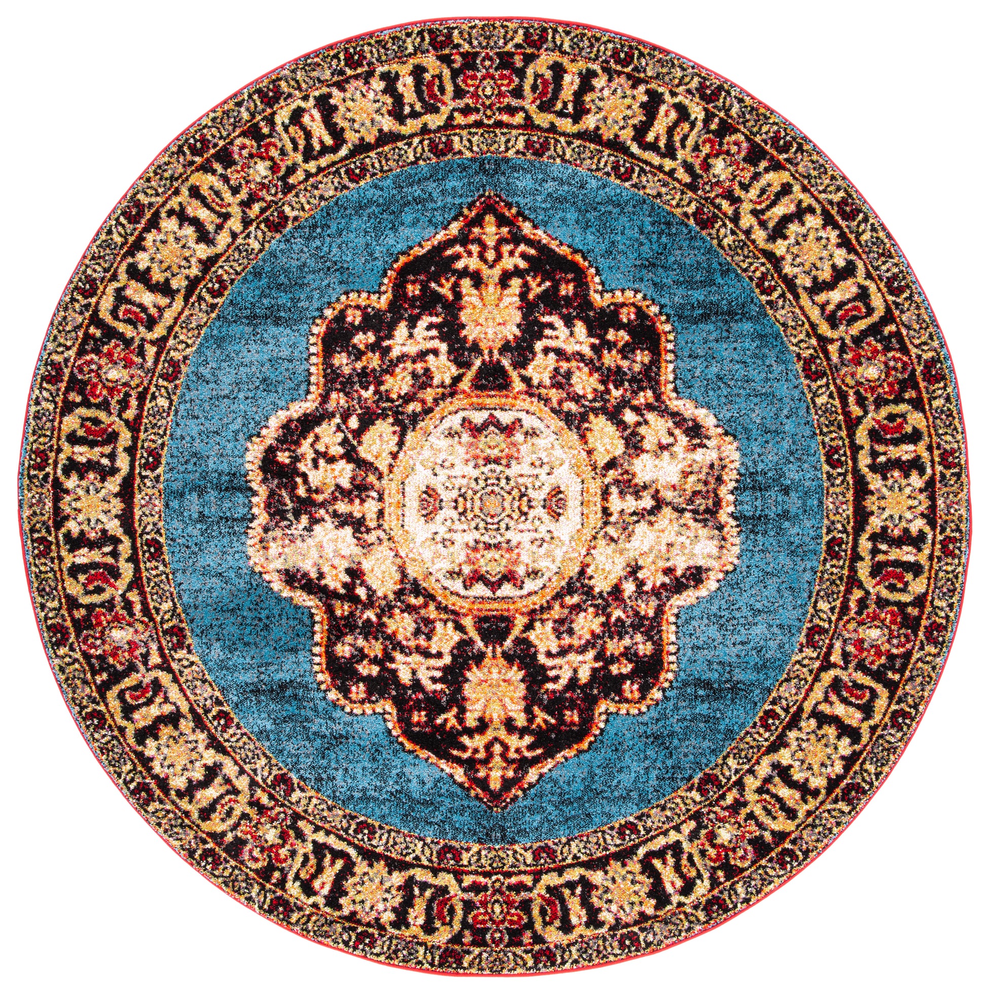 Safavieh Vintage Hamadan Vth219D Gold/Light Blue Area Rug