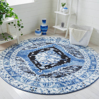 Safavieh Vintage Hamadan Vth228M Blue/Ivory Area Rug