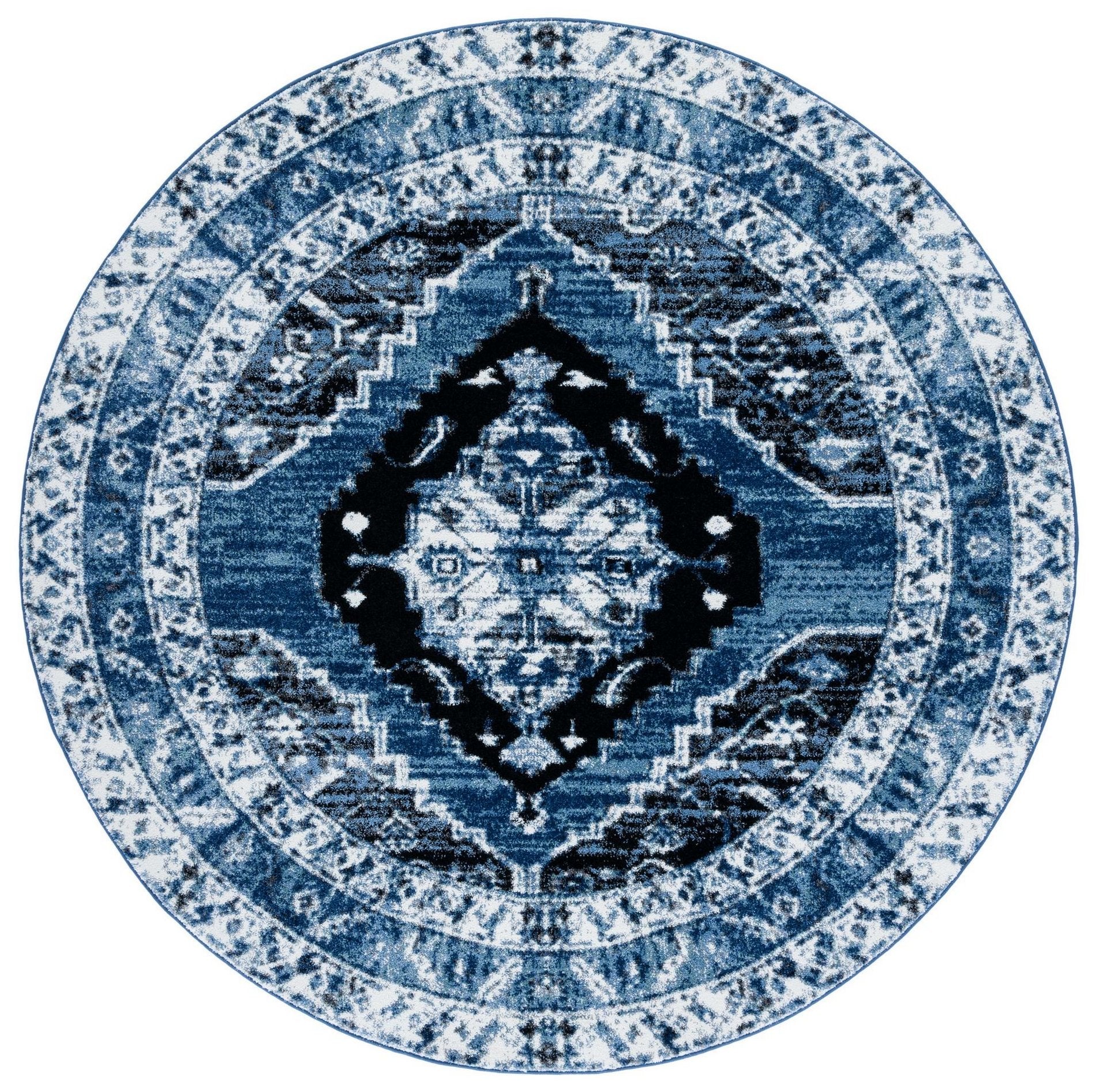 Safavieh Vintage Hamadan Vth228M Blue/Ivory Area Rug