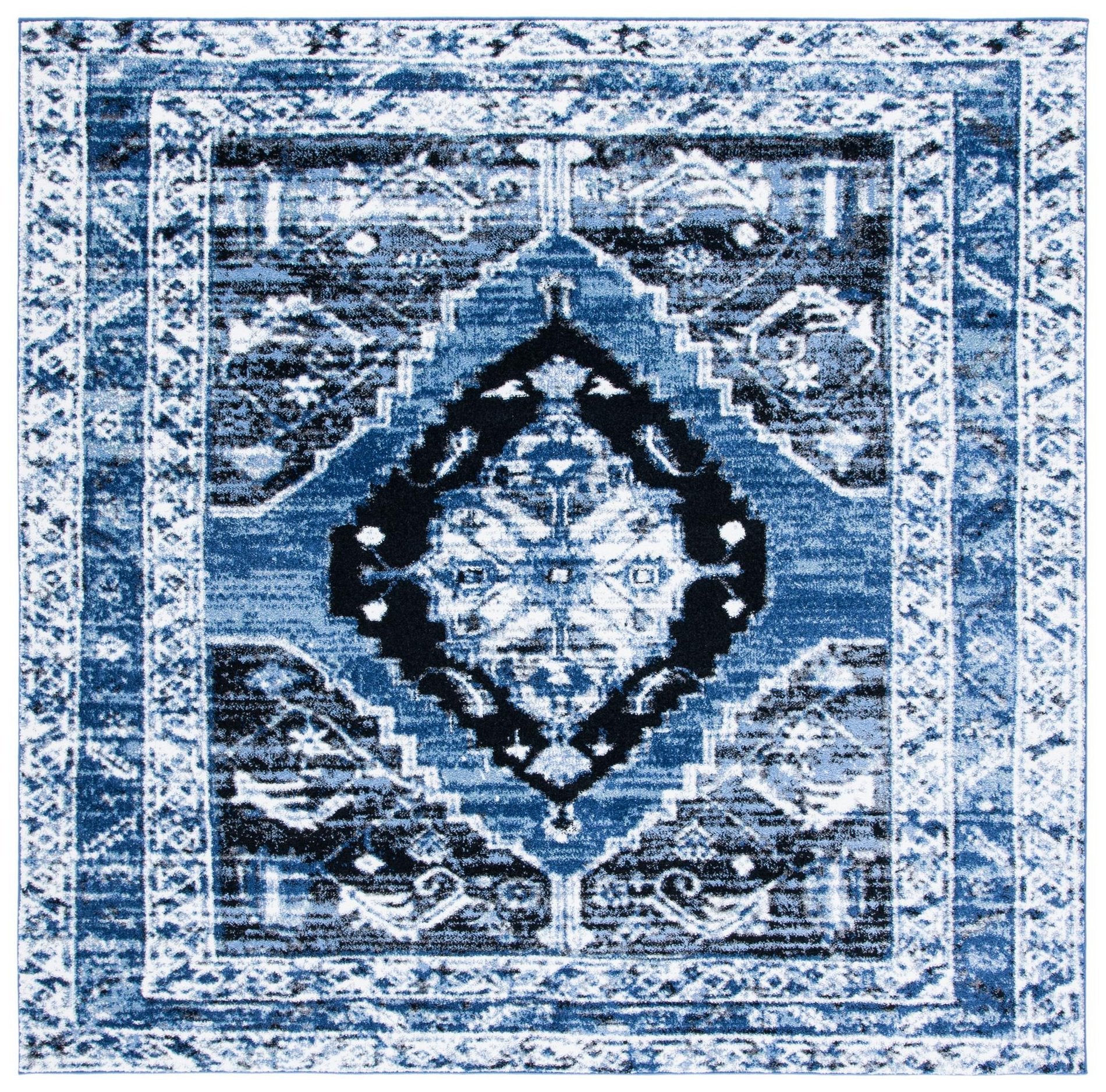 Safavieh Vintage Hamadan Vth228M Blue/Ivory Area Rug