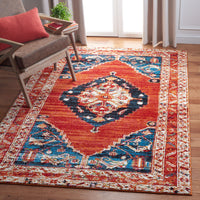 Safavieh Vintage Hamadan Vth228Q Red/Navy Area Rug