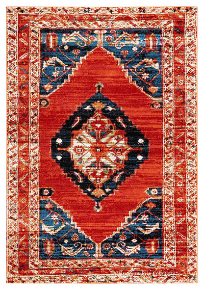 Safavieh Vintage Hamadan Vth228Q Red/Navy Area Rug