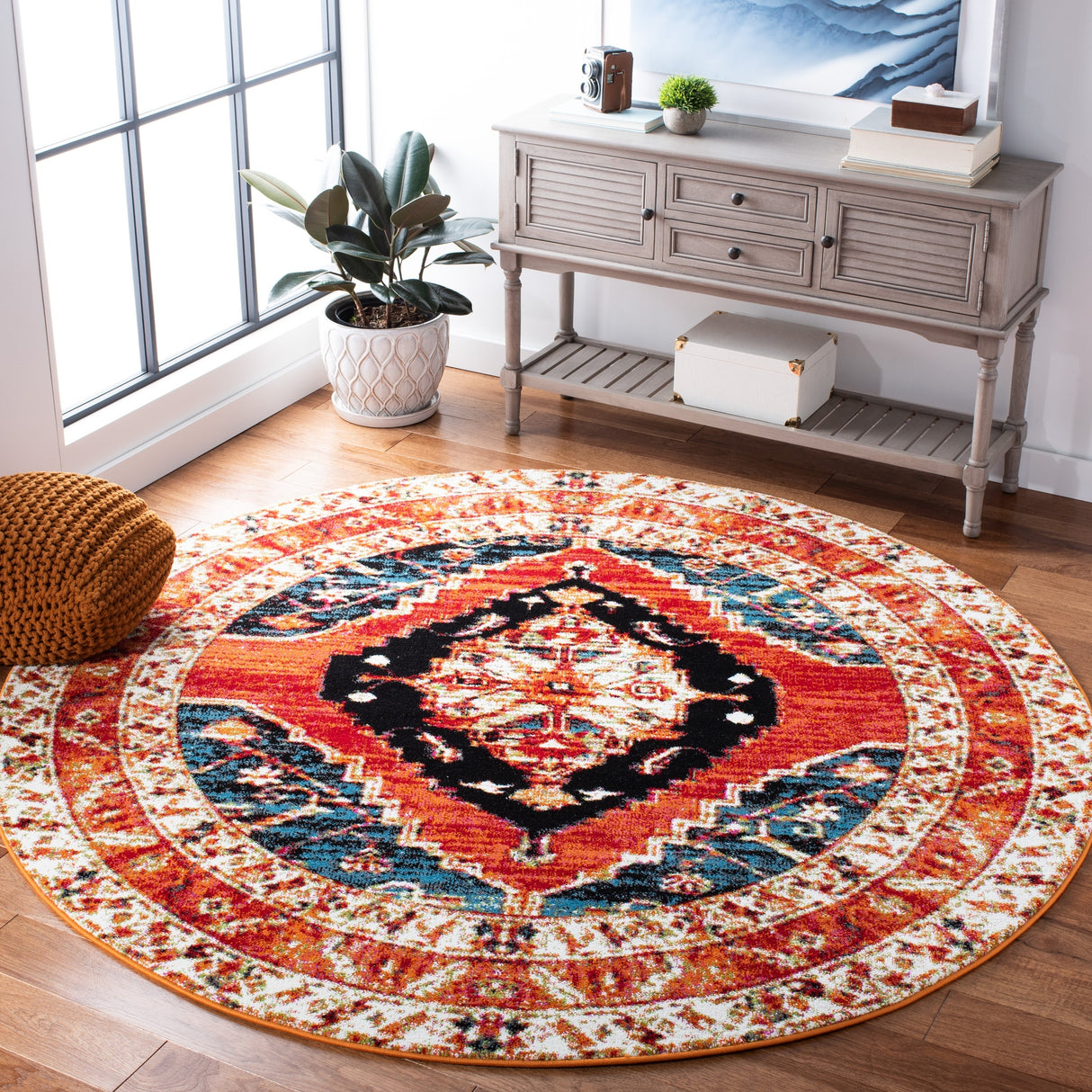Safavieh Vintage Hamadan Vth228Q Red/Navy Rugs.