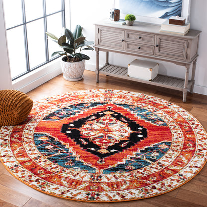 Safavieh Vintage Hamadan Vth228Q Red/Navy Area Rug